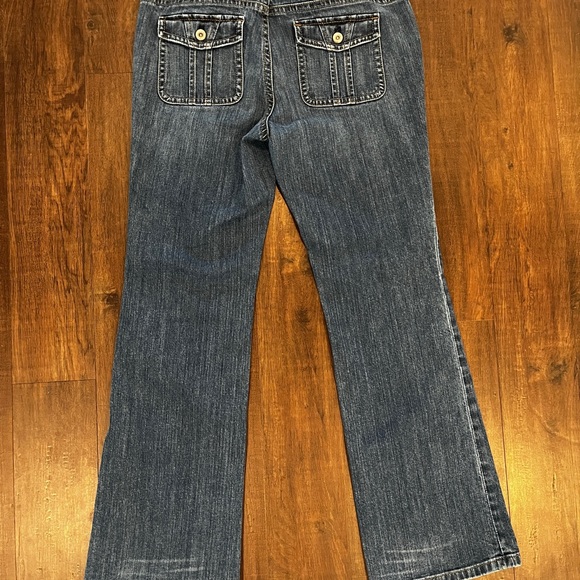 Ann Taylor Curvy Fit Lindsay Waist Jeans Size 6 Womens Blue Stretch Denim - Picture 4 of 5